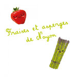 Logo Fraises Et Asperges De Noyon