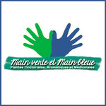 Logo Main Verte Et Main Bleue