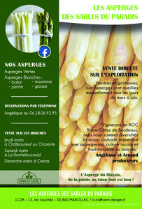Logo Les Asperges Des Sables Du Paradis
