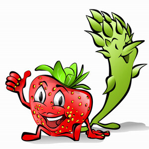 Logo Asperges Et Fraises De Lavannes