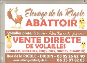 Logo ELEVAGE DE LA RIGOLE