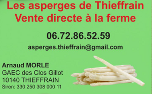 Logo Asperges Thieffrain, Gaec Clos Gillot