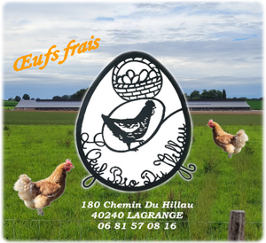 Logo L' Oeuf Bio Du Hillau