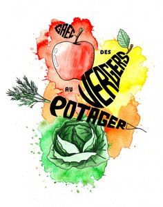 Logo Des Vergers Au Potager