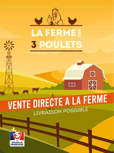 Logo La Ferme Des 3 Poulets