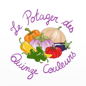 Logo Le Potager Des Quinze Couleurs