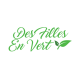 Logo Des Filles En Vert