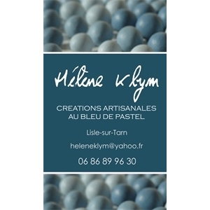 Hélène Klym - Créations Au Bleu De Pastel
