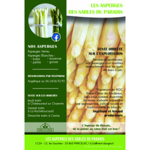 Les Asperges Des Sables Du Paradis