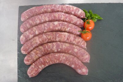 Saucisses à griller aux oignons 1kg