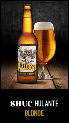 'shuc hulante ' - bière blonde 5% dluo courte