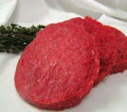 Bœuf, steaks hachés assaisonnés surgelés