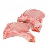 Porc, côtes surgelées
