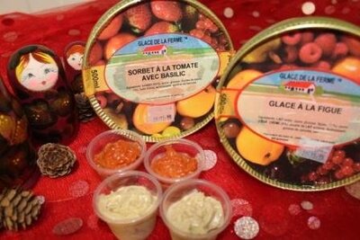 Sorbet à la Tomate avec Basilic, en pot de 100ml
