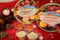 Sorbet à la Tomate avec Basilic, en verrine