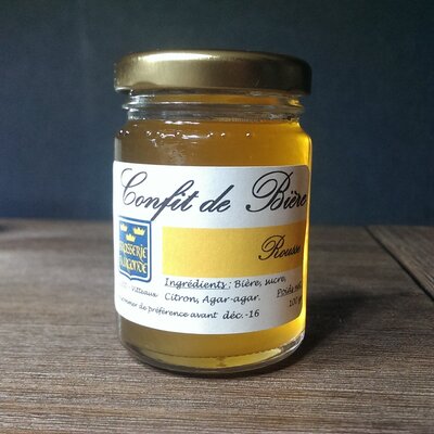 Confit de bière rousse