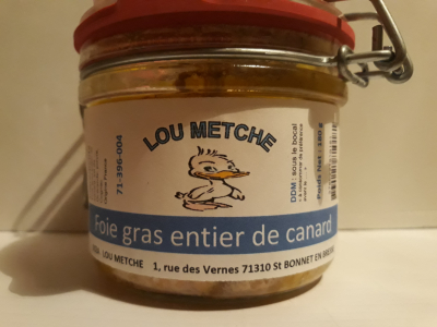 Foie gras entier de canard mi-cuit 320 g