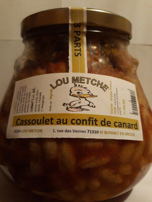 Cassoulet au confit de canard 1kg700