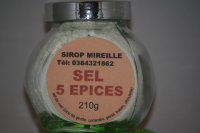 Sel 5 epices pot de 190gr