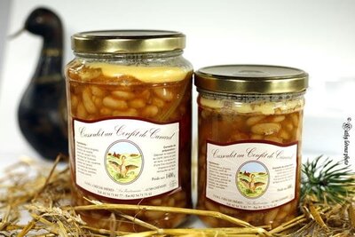 Cassoulet au confit de canard 600g