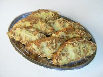 Croissants au jambon