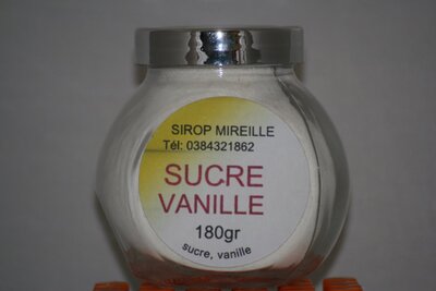 Sucre vanille 180gr]