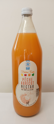 Carton 6 bouteilles nectar peche/abricot 1l