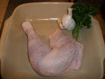 Lot  2 cuisses de poulet 500gr