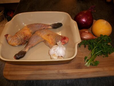 Lot de 2 cuisses de pintade 400gr