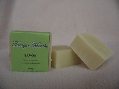 Savon tonique à la menthe