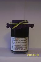 Confiture de myrtilles sauvages