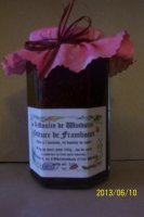 Confiture de framboises