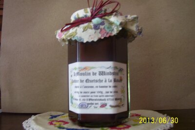 Confiture de quetsches à la badiane