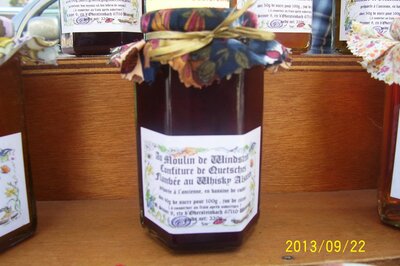 Confiture de quetsche flambée