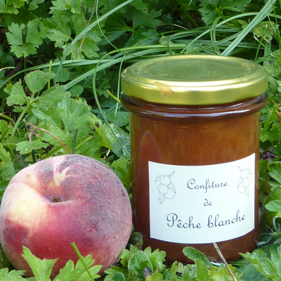 Confiture traditionnelle :  pêche