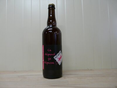 Biere ambrée 75cl : la free-pouille