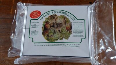 Ravioles aux épinards artisanales