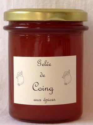 Confiture originale : gelée de coing aux épices
