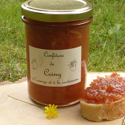 Confiture originale : coing à l'orange et à la cardamome