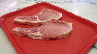 Côtes de porc x2