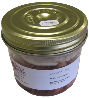 Jambonneau de porc cuit (bocal 500g)
