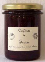 CONFITURE ORIGINALE :  FRAISE AU JUS DE FRAMBOISE ET VINAIGRE BALSAMIQUE