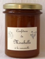 CONFITURE ORIGINALE : CONFITURE DE MIRABELLE À LA CAMOMILLE