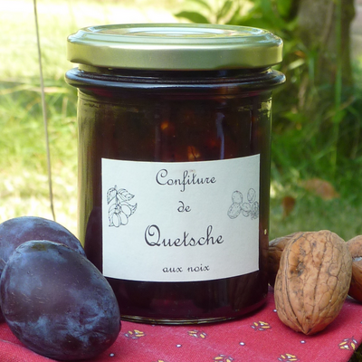 Confiture originale : quetsche aux noix