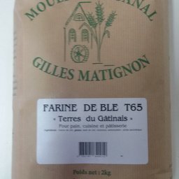 Farine t65 terres du gatinais par 2 kg