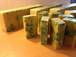 Savon lait de chèvre citron vert
