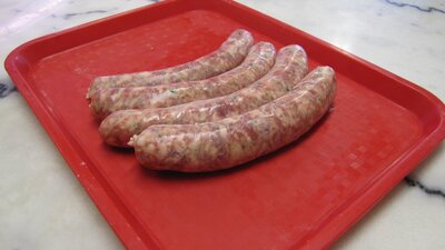 Saucisse de porc nature