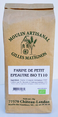Farine d'engrain t110 petit épeautre, 5kg