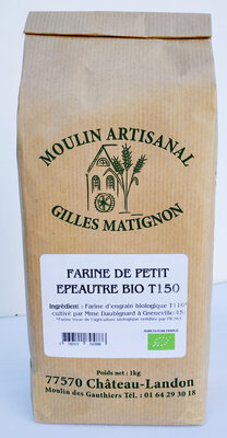 Farine d'engrain t150 petit épeautre par 2 kg