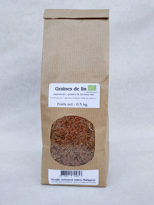 Graines de lin brun bio